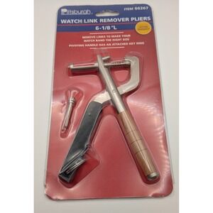 Pittsburgh Watch Link Remover Pliers  OS Silver New 66267 6-1/8" Tool
